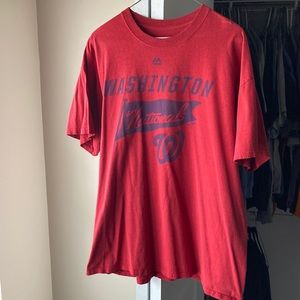 Majestic Washington Nationals Tee Shirt. XL.